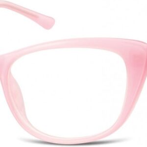 Okulary oprawki korekcyjne Kocie Oczy zerówki Sunoptic CP129B różowe